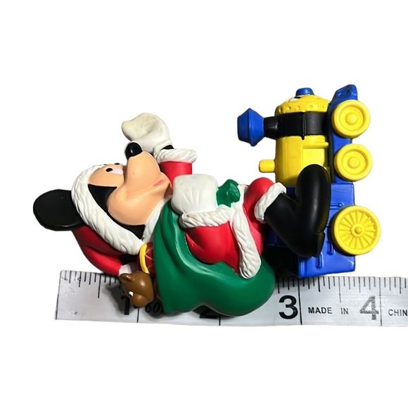 Disney Mickey Mouse on Train Ornament Grolier Vintage Christmas No Box - Picture 7 of 7